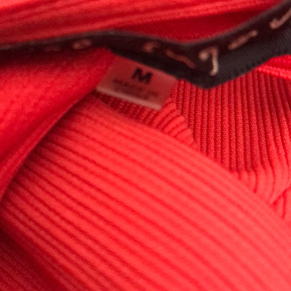 Pure Sugar Orange Red Open ruffled hem Dress - Picture 7 of 7